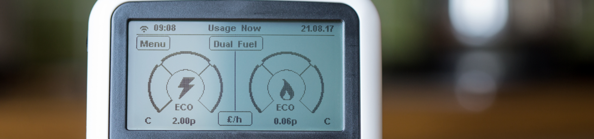 Fuel meter reading