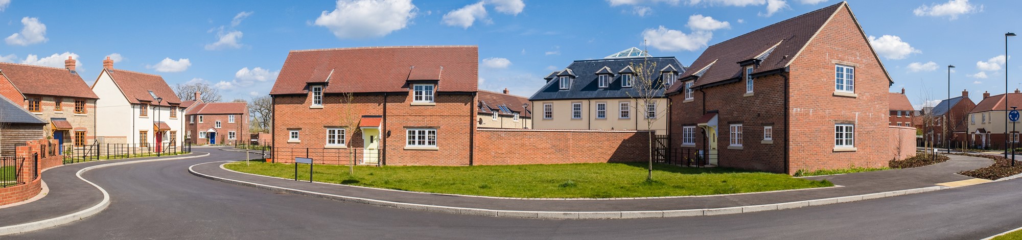 Typical UK houses - street