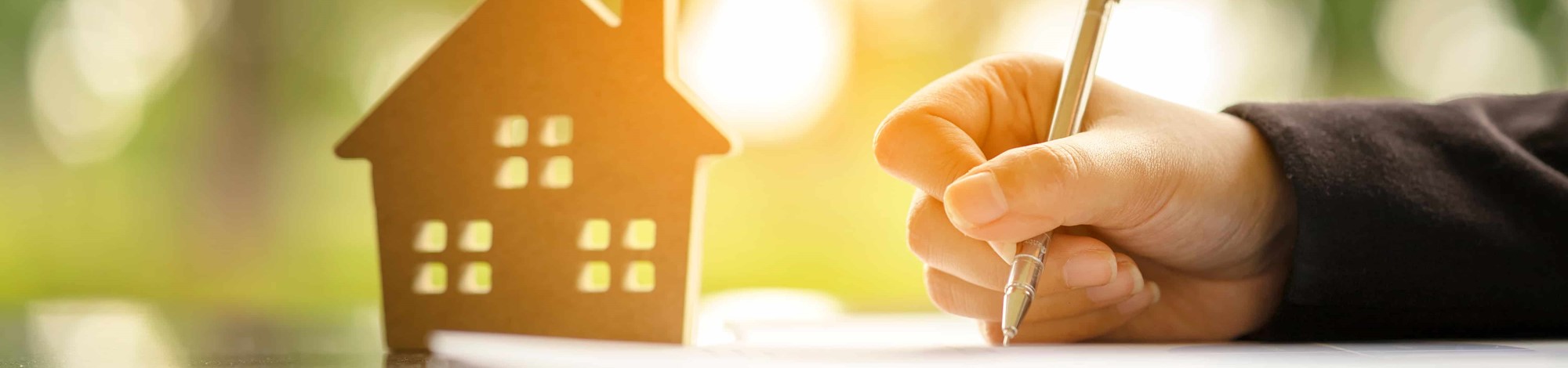 Person signing a document