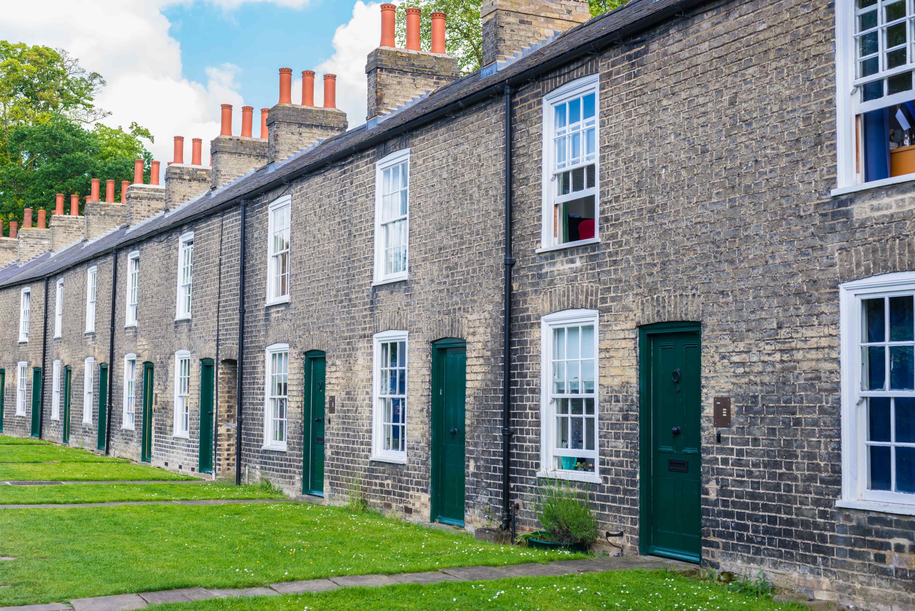 Row of houses uk