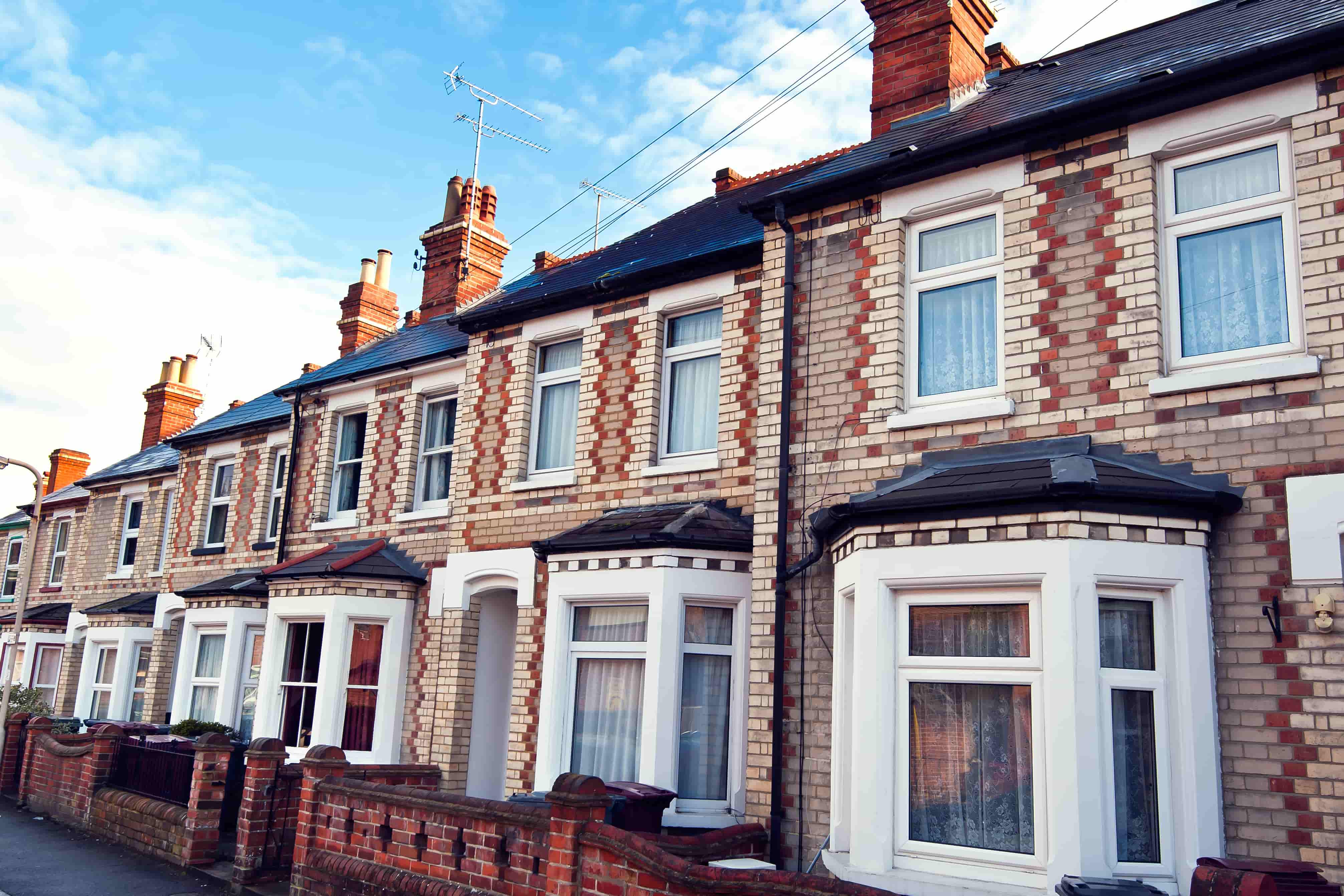 Terraced house фото