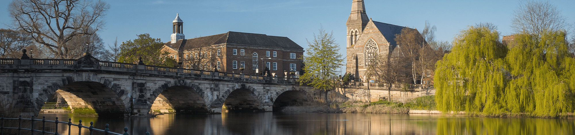 The river Severn at Shrewsbury