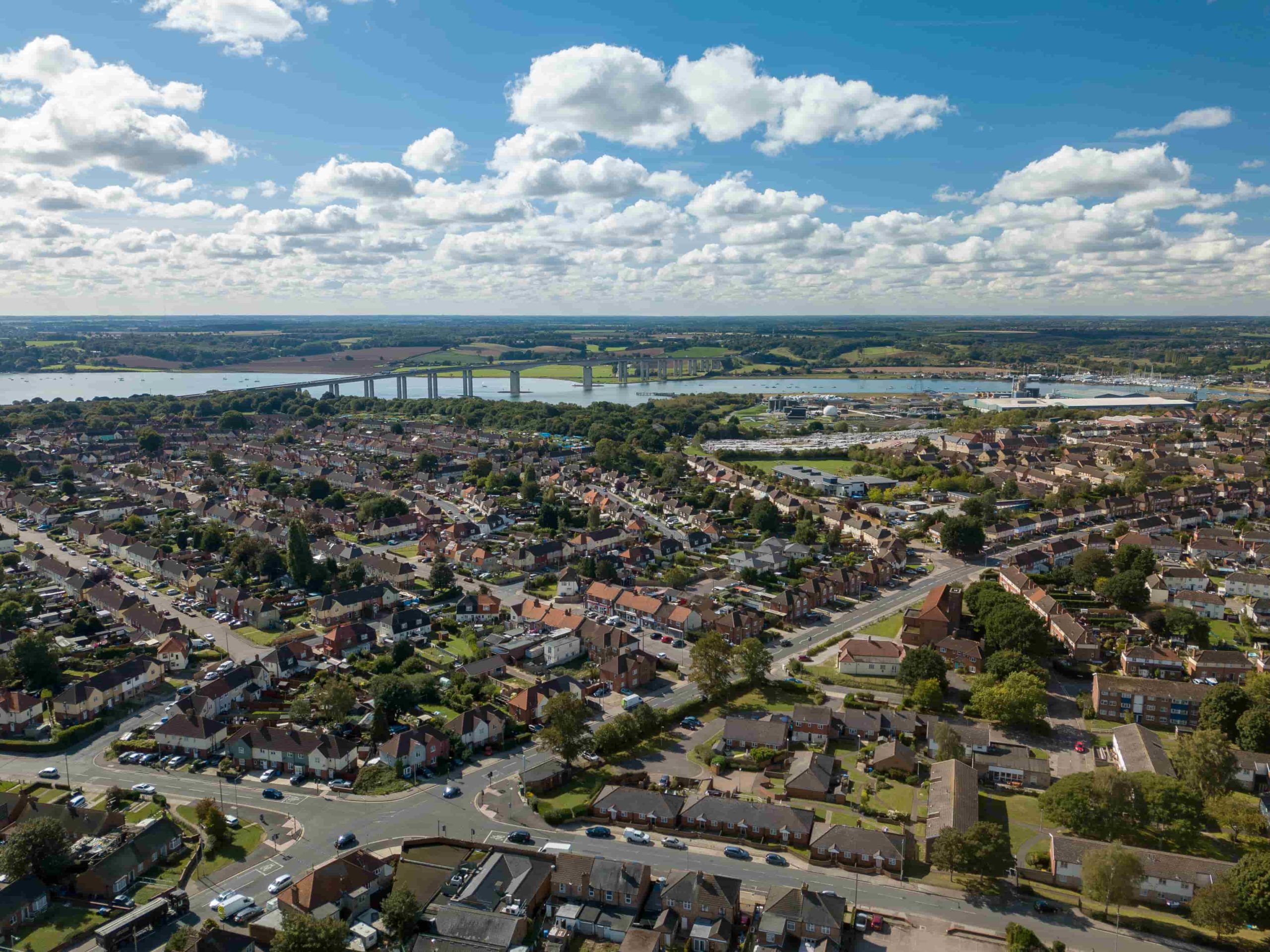 Ipswich aerial view