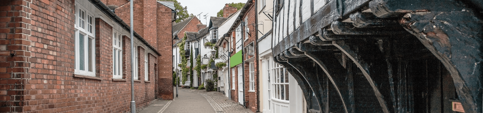 Street in Stafford, Staffordshire