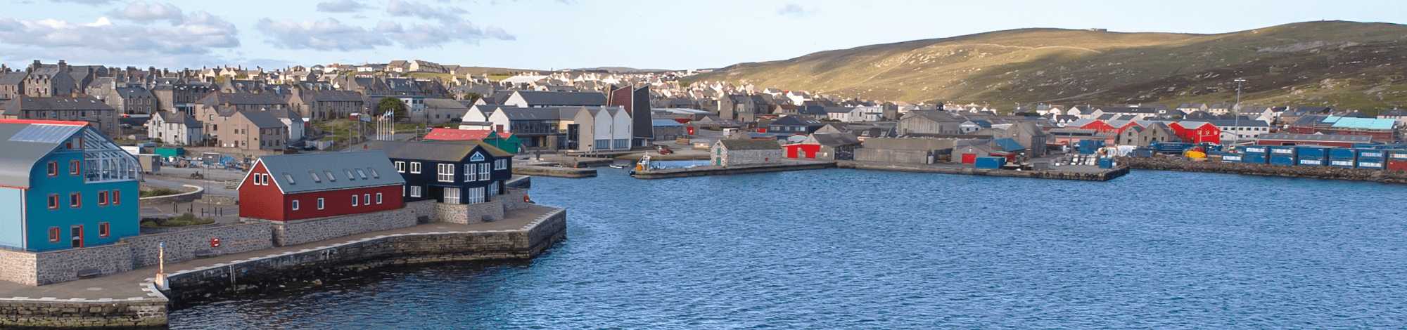 Shetland Islands coastal view