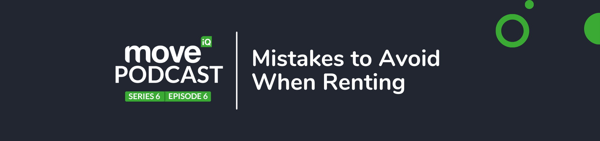 Banner: mistakes to avoid when renting